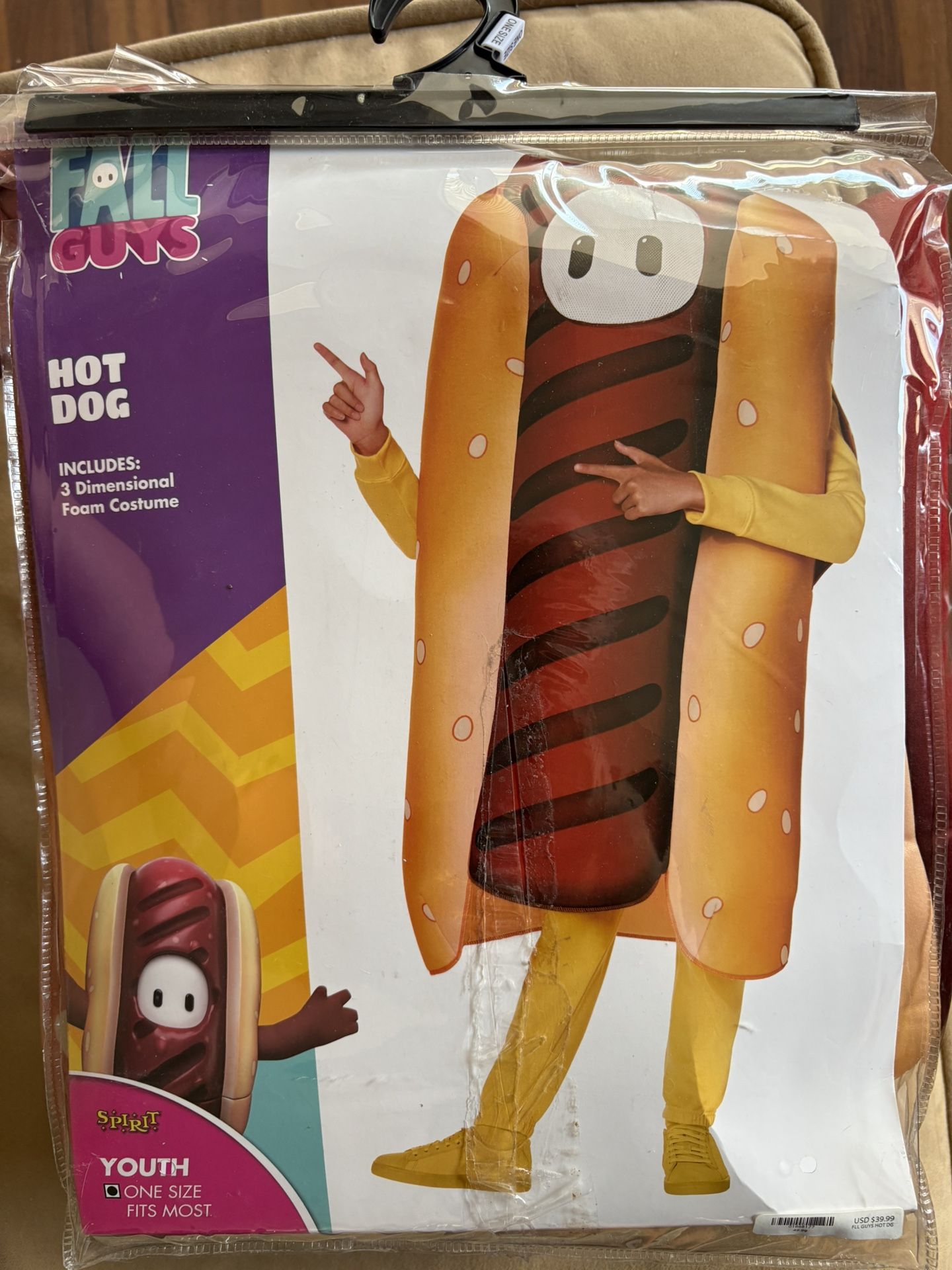 Fall Guy Hot Dog Kids Costume
