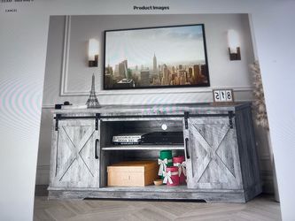 Brand New in Box Grey TV Stand