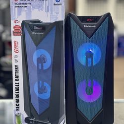 RECHARGEABLE BLUETOOTH 2x4” SPEAKER 