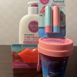 Body Lotion , Lip Balm, 💋 and Body Scrub 