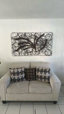 Metal wall art unique piece