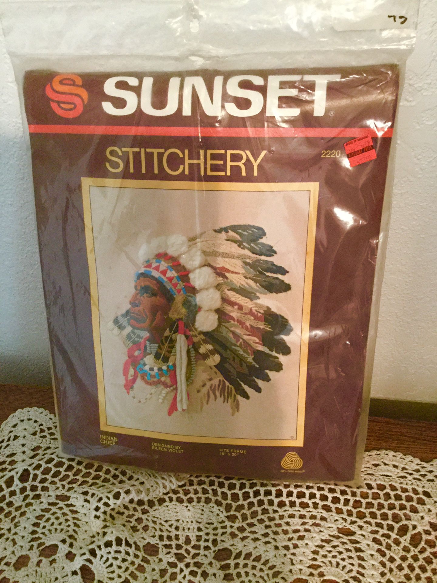 Large Native American Wall Stitchery Kit