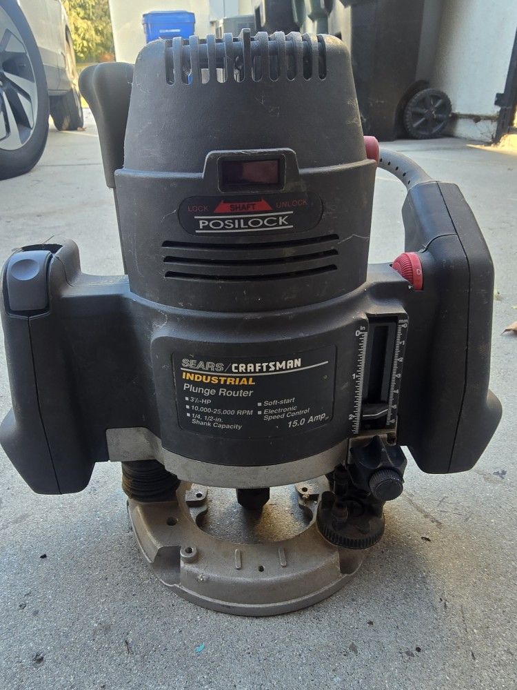 🔥 Craftsman Industrial 3.5HP Router – $75 🔥