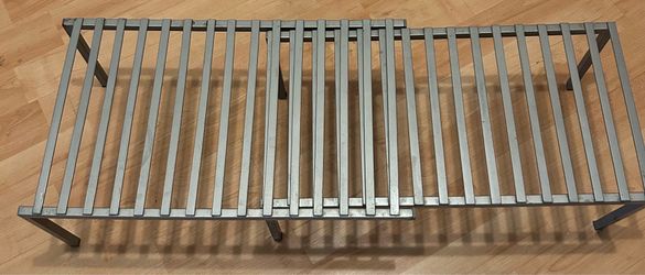 Smart Design Premium Cabinet Storage Shelf Rack - Large Expandable 16-32 x 10 Inch