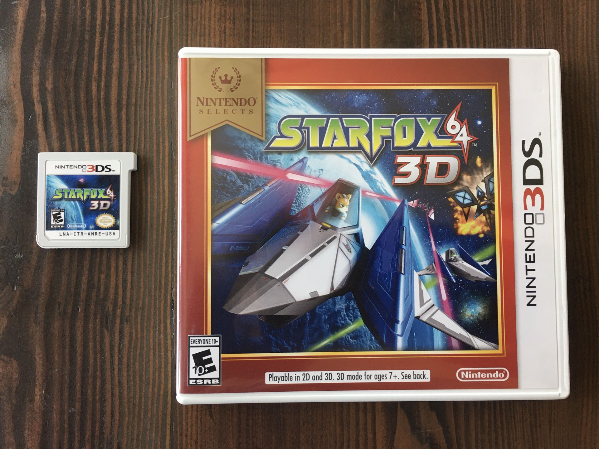 Starfox 64 3D for Nintendo 3DS (and 2DS)