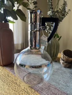 Mid Century Decanter With Bakelite Handle
