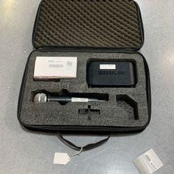 Shure handheld microphone system.