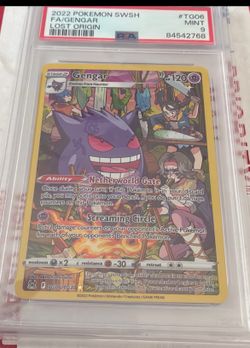 Gengar TG06/TG30 Lost Origin Trainer Gallery PSA 9 (EN) – Full Art Holo