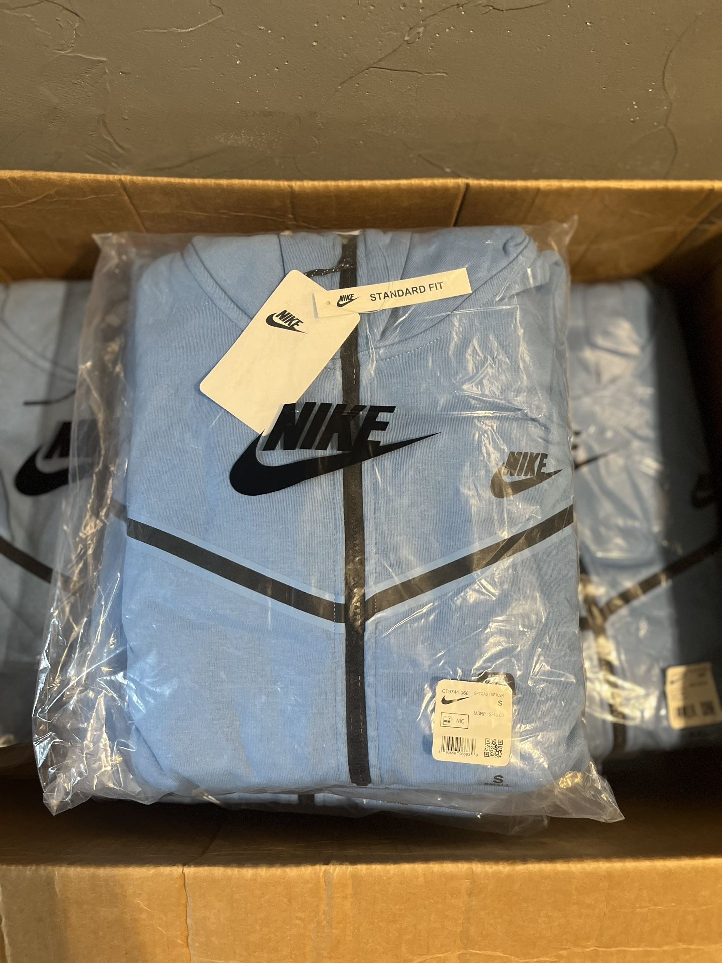 Nike Tech Hoodie & Jogger Set Unisex Sky Blue