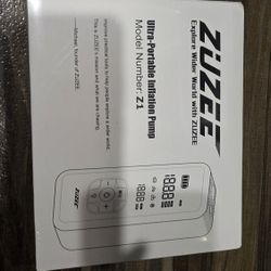 Zuzee Portable Inflation Pump - New