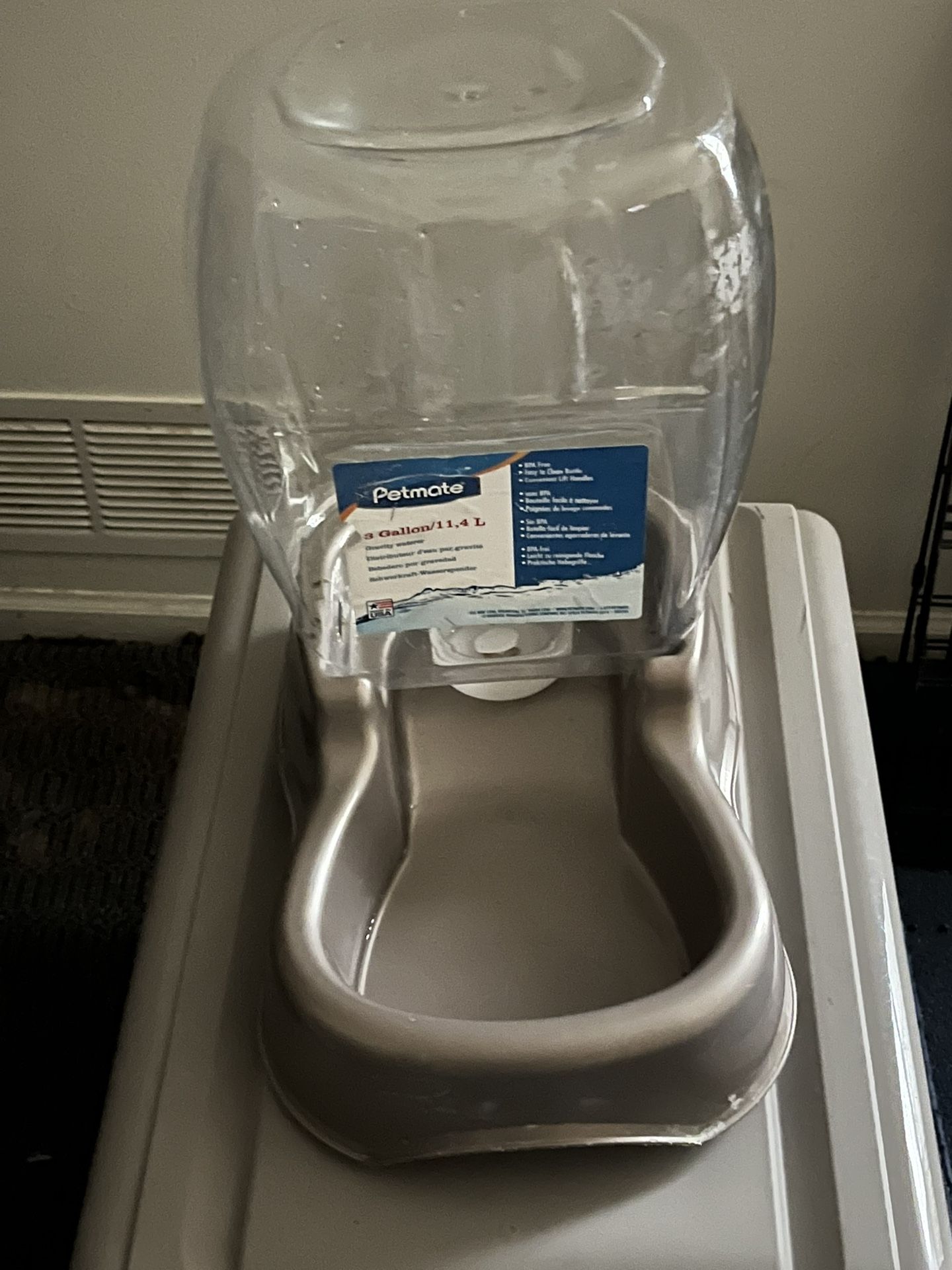 3 Gallon Water Gravity Feeder