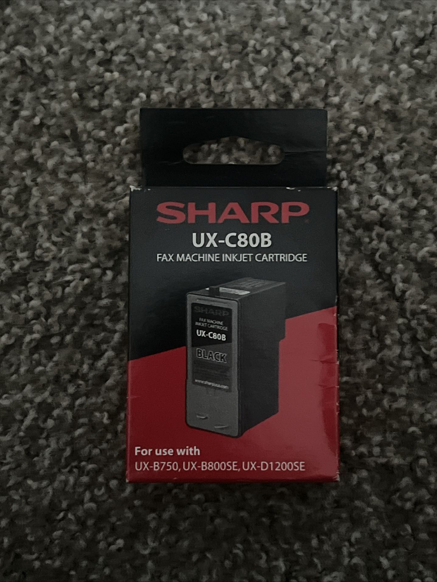 Sharp UX-C80B Black Print Cartridge New in Box