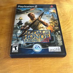 PlayStation 2 / PS2 - Medal Of Honor Rising Sun