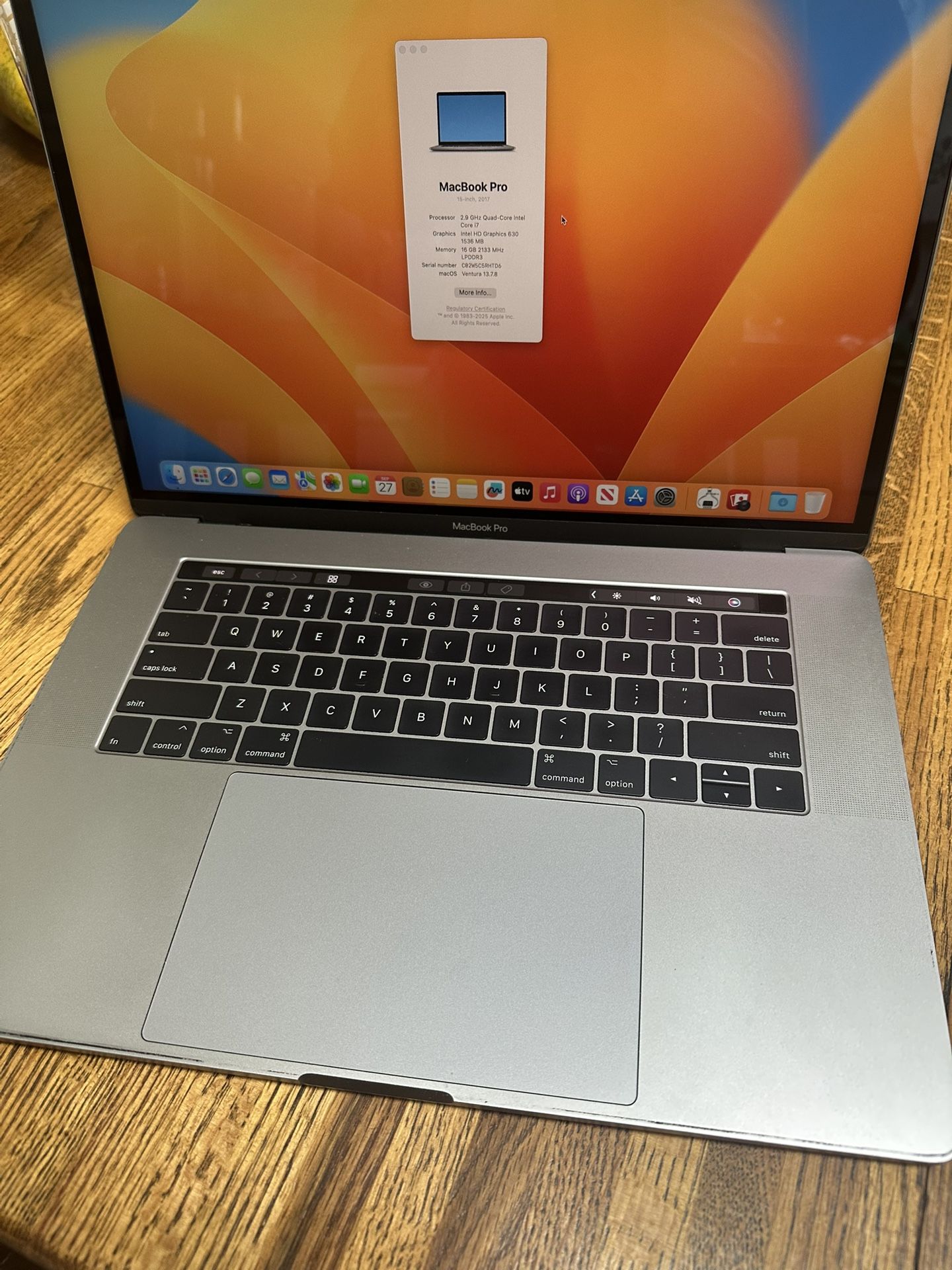 MacBook Pro 15”