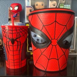 Spiderman Brand New Day Popcorn Bucket and Cup BUNDLE Cinemark Exclusive 2026