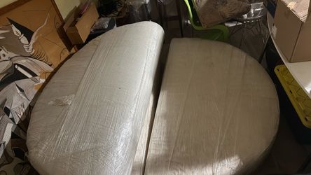 Vintage ROUND mattress bed