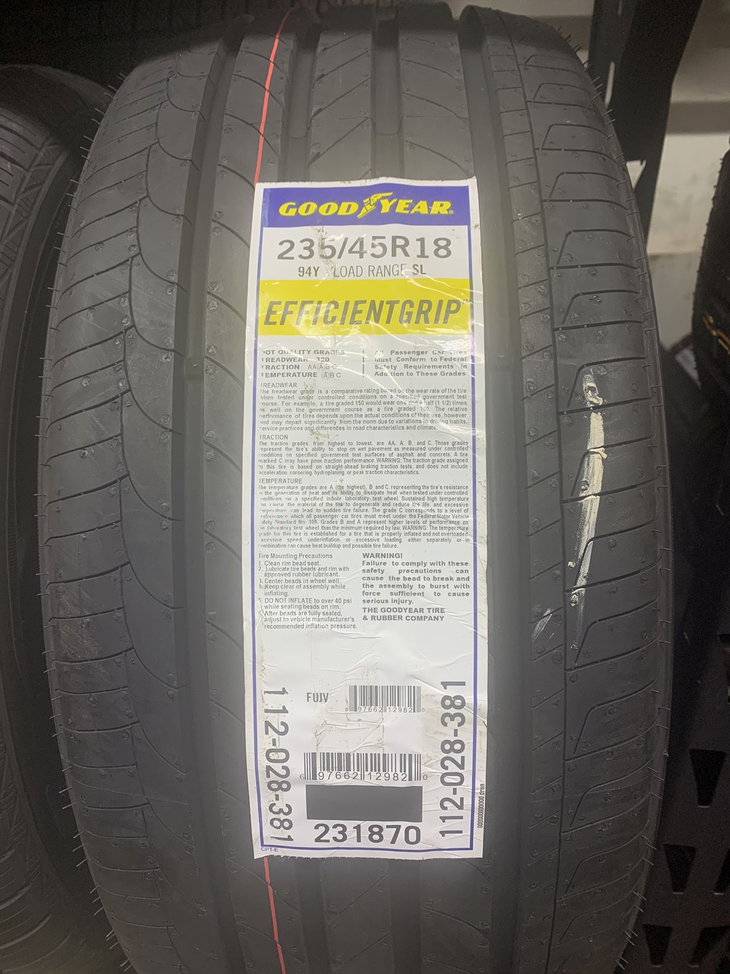 $179 ea GOOD YEAR 235/45/18
