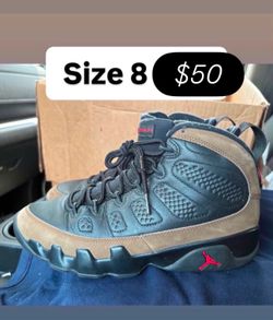 Jordan 9s size 8 men