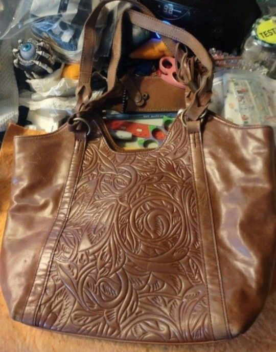 The Sak Leather Tote Bag 