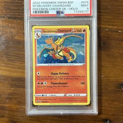 Pokemon Special Delivery Charizard 075 PSA9