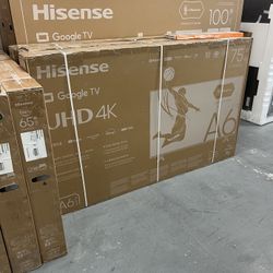 Hisense 75” 4K Smart Google Tv