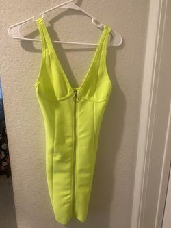Neon Green Dress