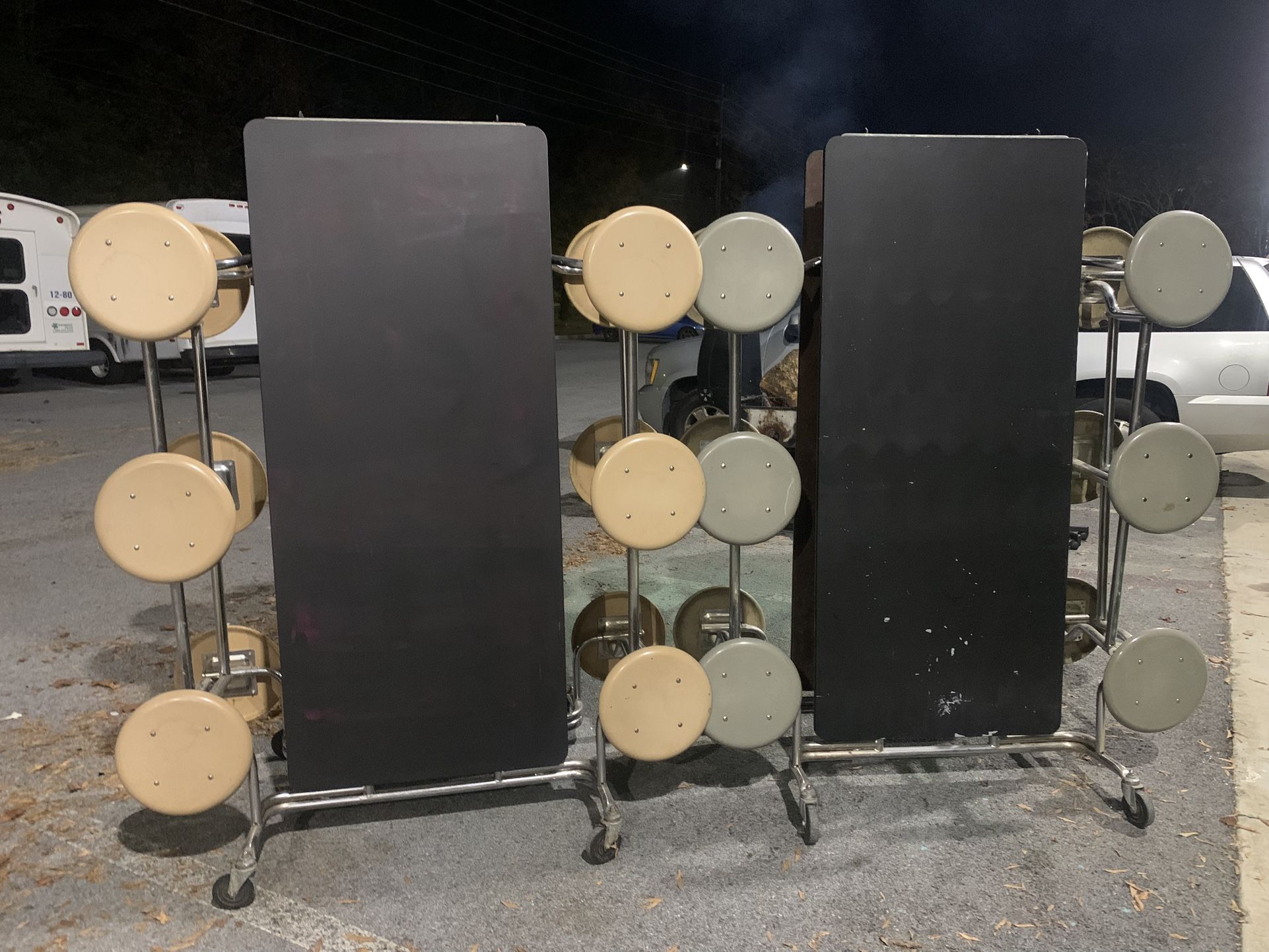 Foldable & Mobile Cafeteria Table - 12 Seater