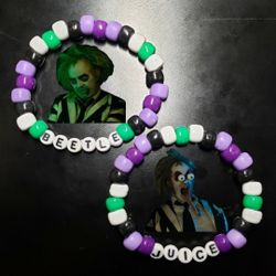 Beetlejuice: Beetlejuice Bracelet Set (Handmade)