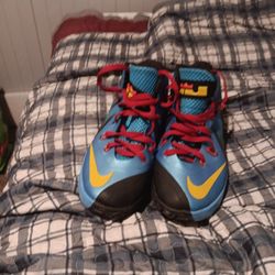 Shoes Size 10 Get All 3 Pairs 3 For $125 Or The Black Cats $60 The LeBrons $70 And White And Red Jordan's For $75 All Shoes In Great Condition 