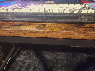 Custom gaming keyboard made with premium key caps and metal back plate