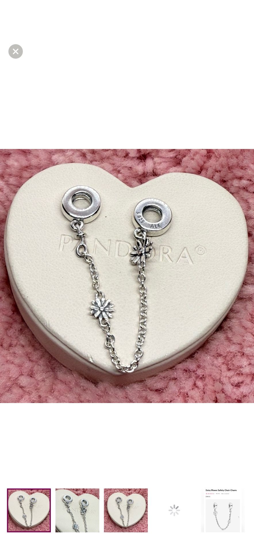 Daisy Flower Safety Pandora Chain
