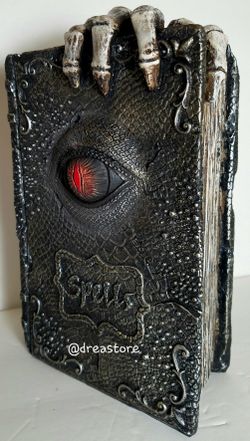 Halloween 3D Decoration Spells Book Dragon