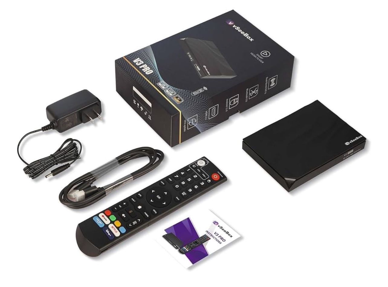 vSeeBox V3 Pro 2024 Edition **Fully loaded** Cancel Cable