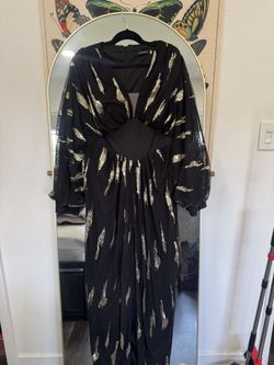 Black And Sequin Plus Size Dress