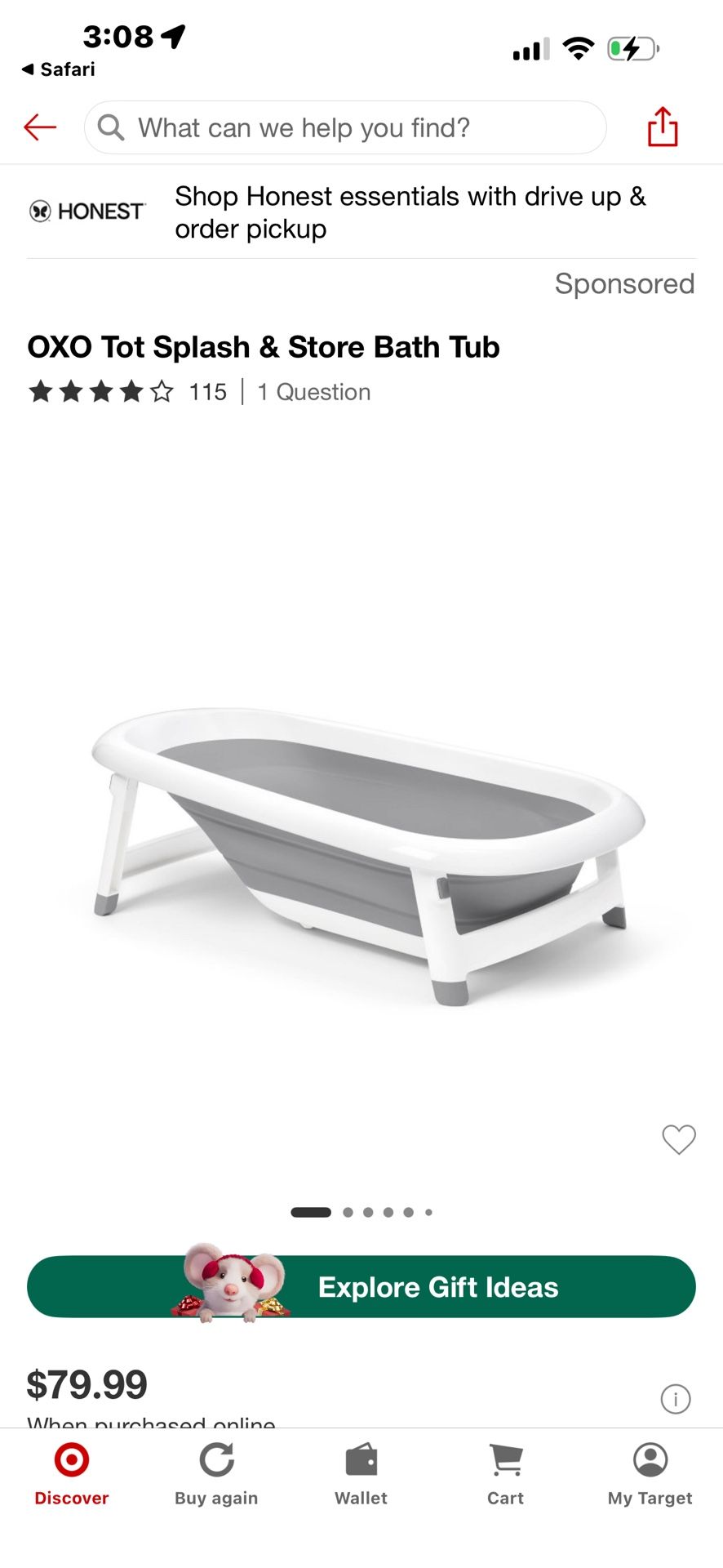 OXO Tot Splash & Foldable Baby Bath