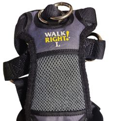 This Coastal Pet Walk Right Padded Dog Harness in Black is the perfect tool for walking your large dog comfortably. The harness is designed with padde