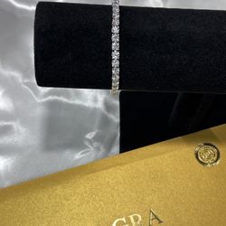 Diamond bracelet, silver bracelet, moissanite bracelet, fine jewelry, jewelry, bracelet