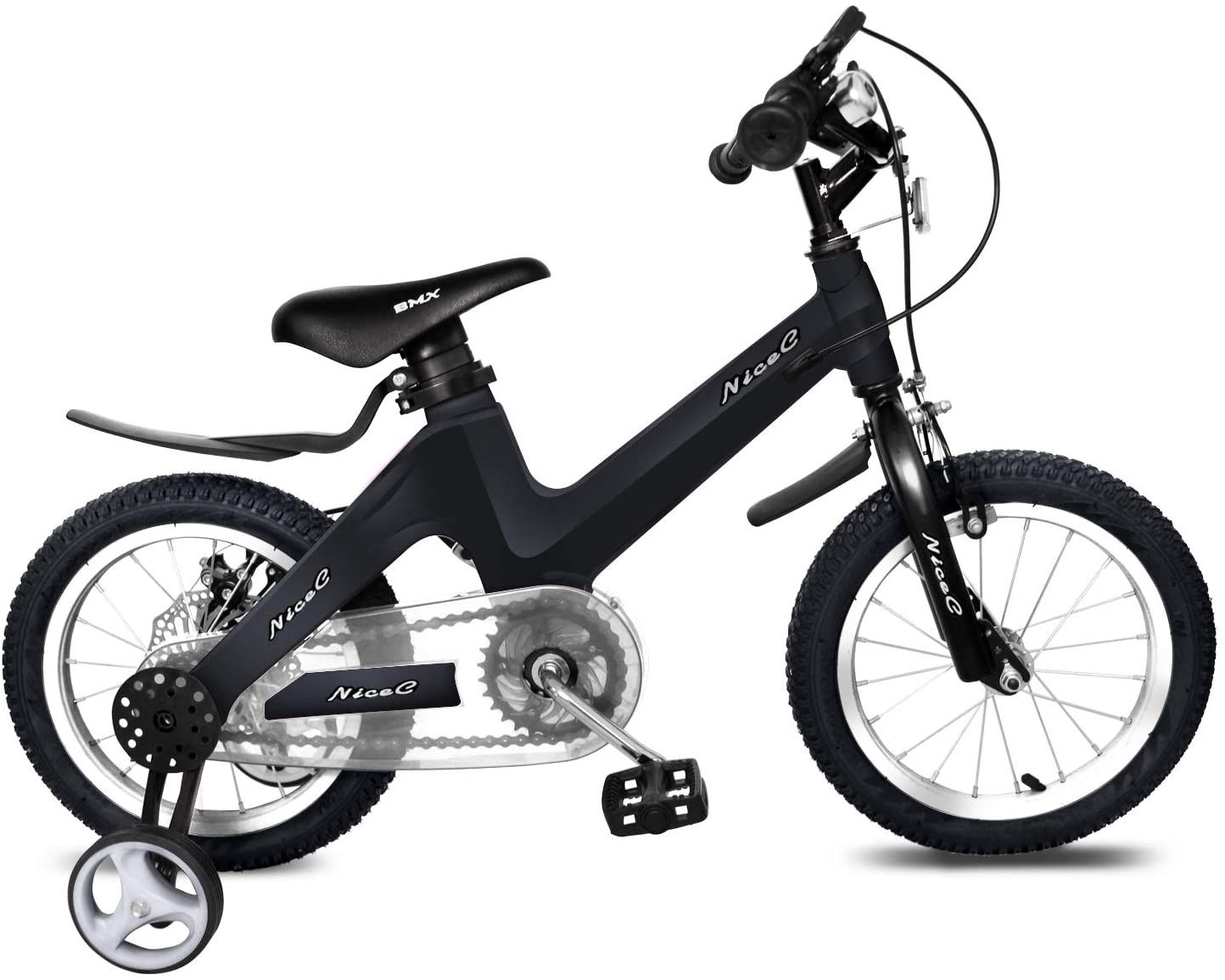 NiceC BMX Kids Bike with Dual Disc Brake for Boy and Girl 12-14-16-18 inch Training Wheels