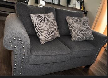 Sofa and loveseat