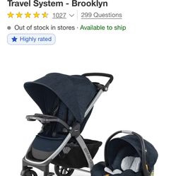 Chico travel Stroller And Car seat