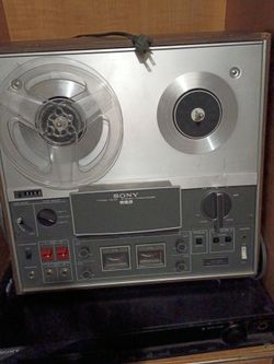 Sony three headed stereo tape recorder