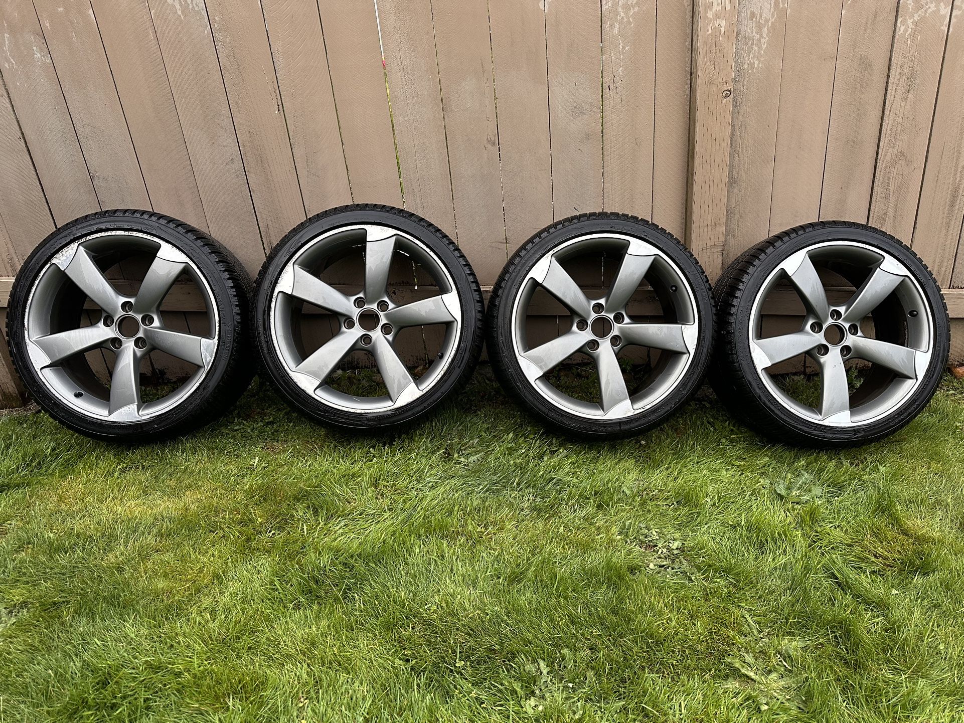 19” Audi OEM Rotor Style Wheels and Vredstein Quatrac Pro All-Season ...