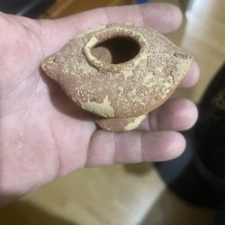Ancient Terra-Cotta Oil Lamp