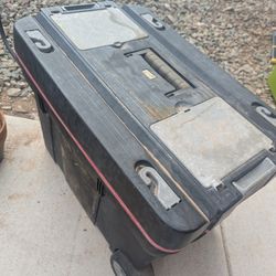 Tool Box With Handle And Wheels