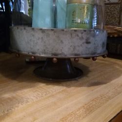 Antique Dessert Holder- Glass