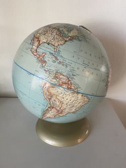 Vintage Rand McNally Political Globe