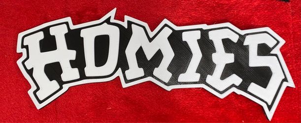 Homies Figures Logo Wall Plaque lowrider Cholo Art 9” (READ DESC)