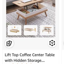 Lift Top Center Coffee Table