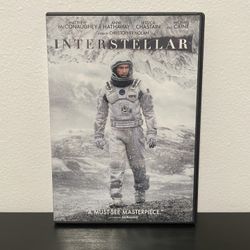Interstellar DVD Movie Christopher Nolan Matthew Mcconaughey 2014
