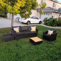 Deep seating cushions patio furniture set outdoor patio furniture brand new patio set 🚎🆕🚚🚎